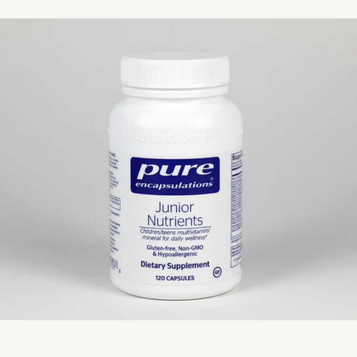 Pure Encapsulations Junior Nutrients - 120 Capsules front label