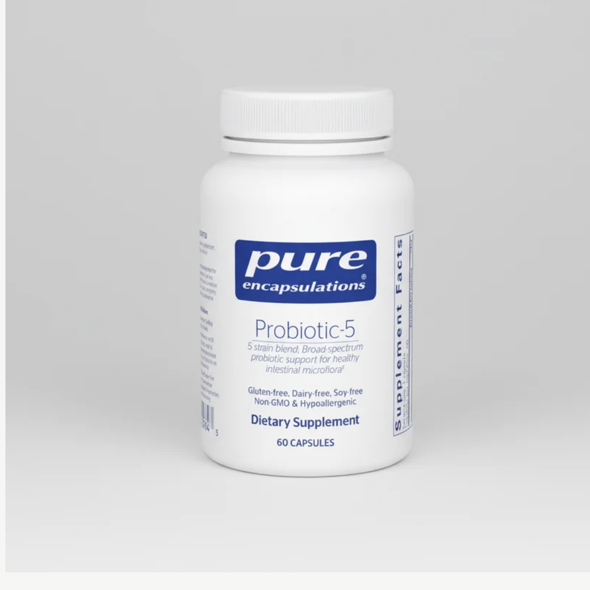 Pure Encapsulations Probiotic-5 - 60 Capsules front label