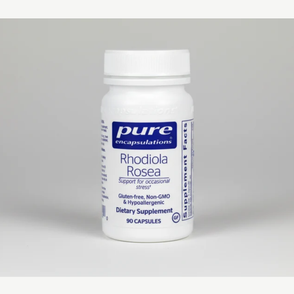Pure Encapsulations Rhodiola Rosea - 90 Capsules front label