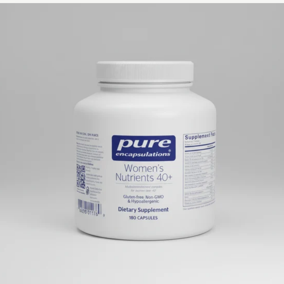 Pure Encapsulations Women's Nutrients 40+ - 180 Capsules front label
