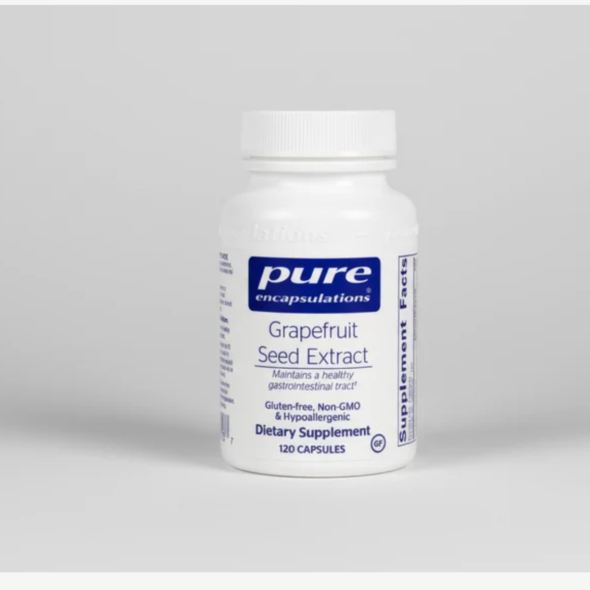 Pure Encapsulations Grapefruit Seed Extract - 120 Capsules front label
