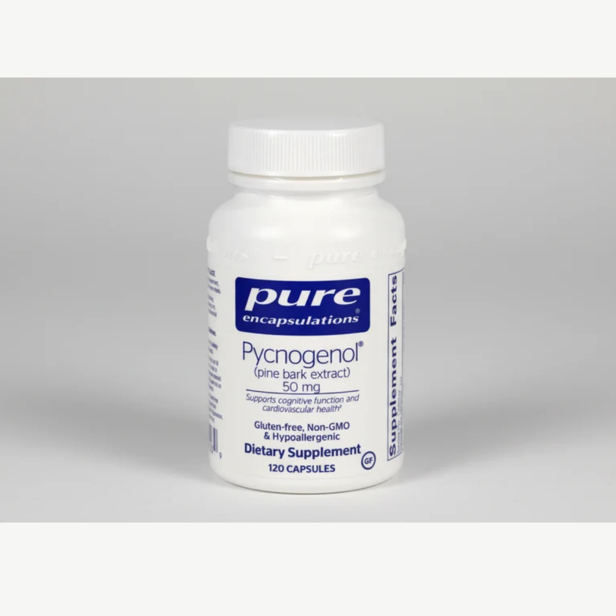 Pure Encapsulations Pycnogenol� (Pine Bark Extract) 50 mg - 120 Capsules front label