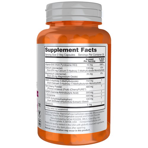 NOW Sports R & R Rest and Repair 90 Veg Capsules