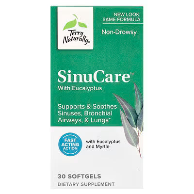 Terry Naturally SinuCare with Eucalyptus 30 Softgels