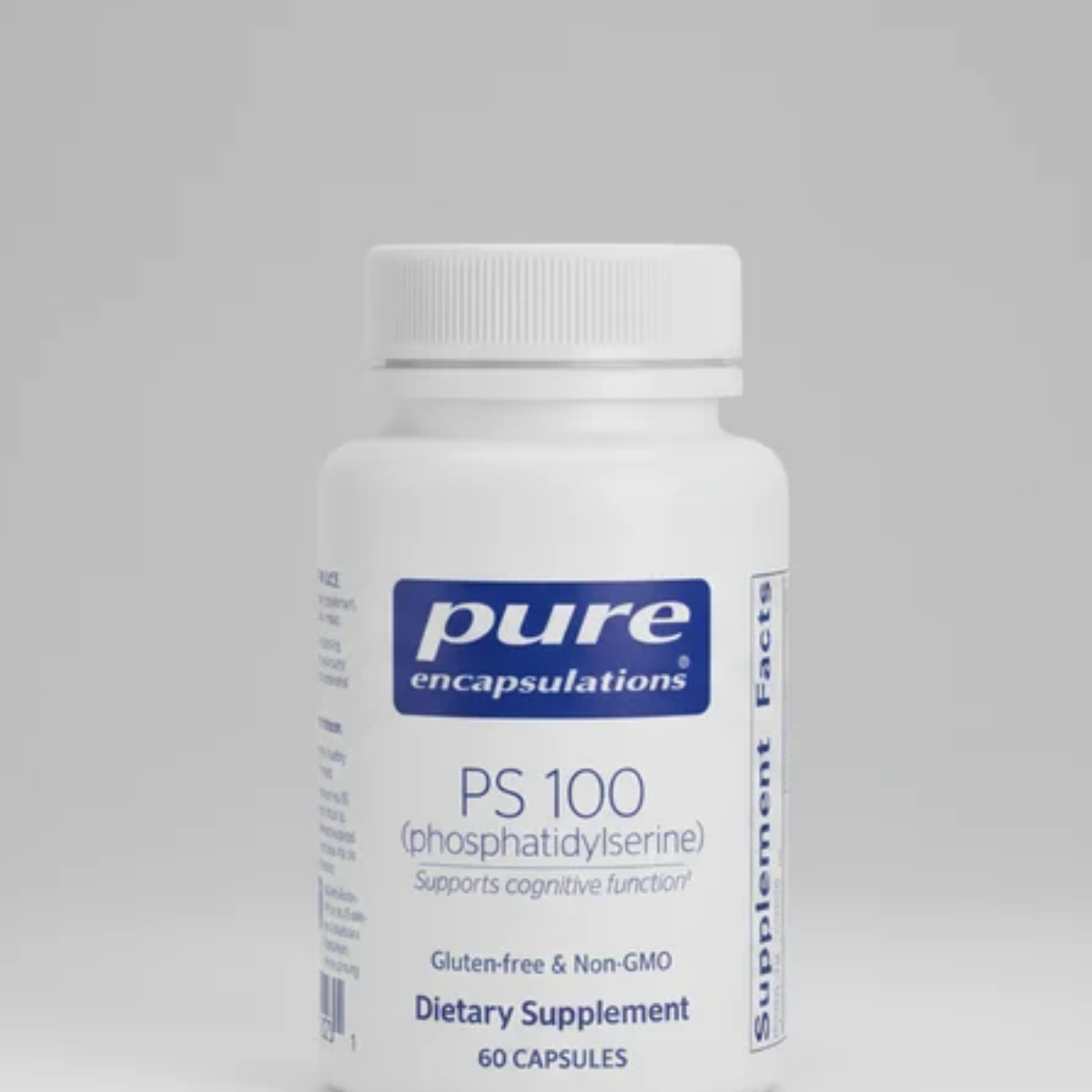 Pure Encapsulations PS 100 Phosphatidylserine 60 Caps front label
