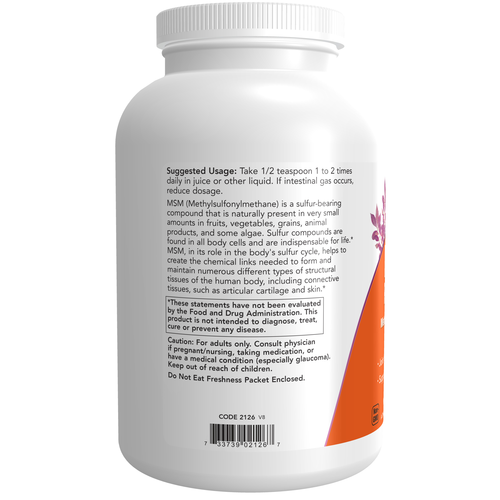 NOW Foods MSM Powder 1 lb