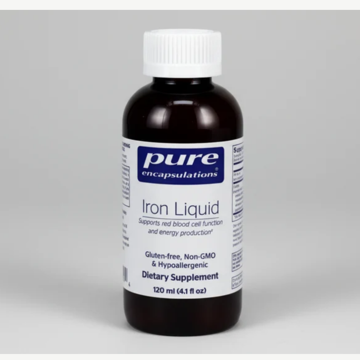 Pure Encapsulations Iron Liquid - 4.1 fl. oz (120 ml) front label