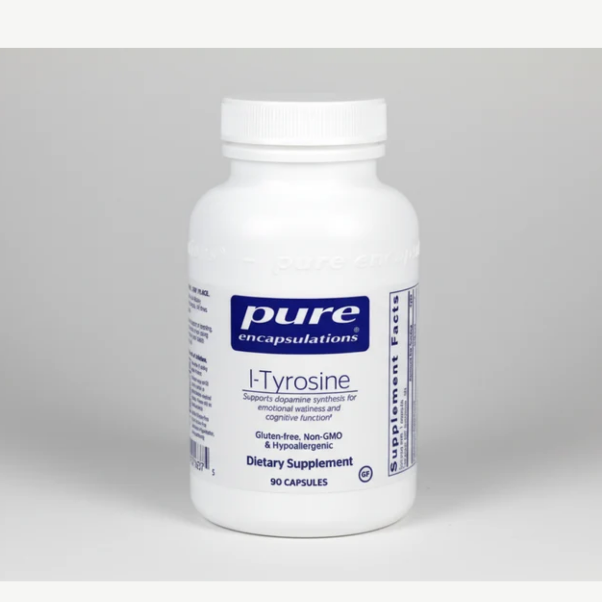 Pure Encapsulations L-Tyrosine - 90 Capsules front label