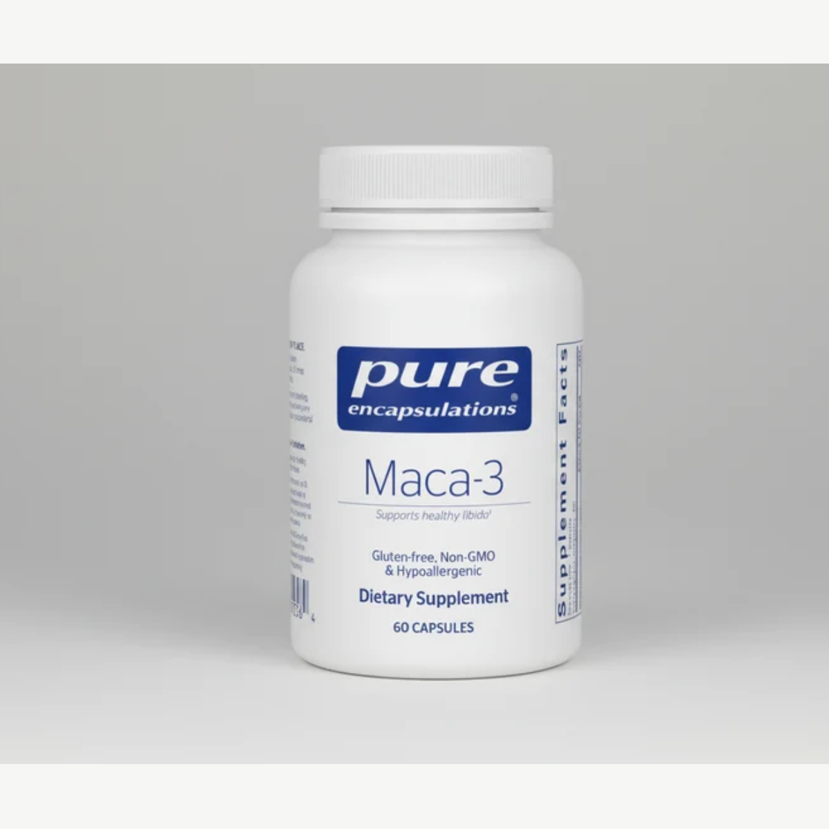 Pure Encapsulations Maca-3 - 60 Capsules front label