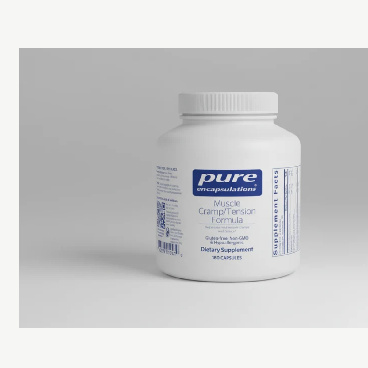 Pure Encapsulations Muscle Cramp/Tension Formula - 180 Capsules front label
