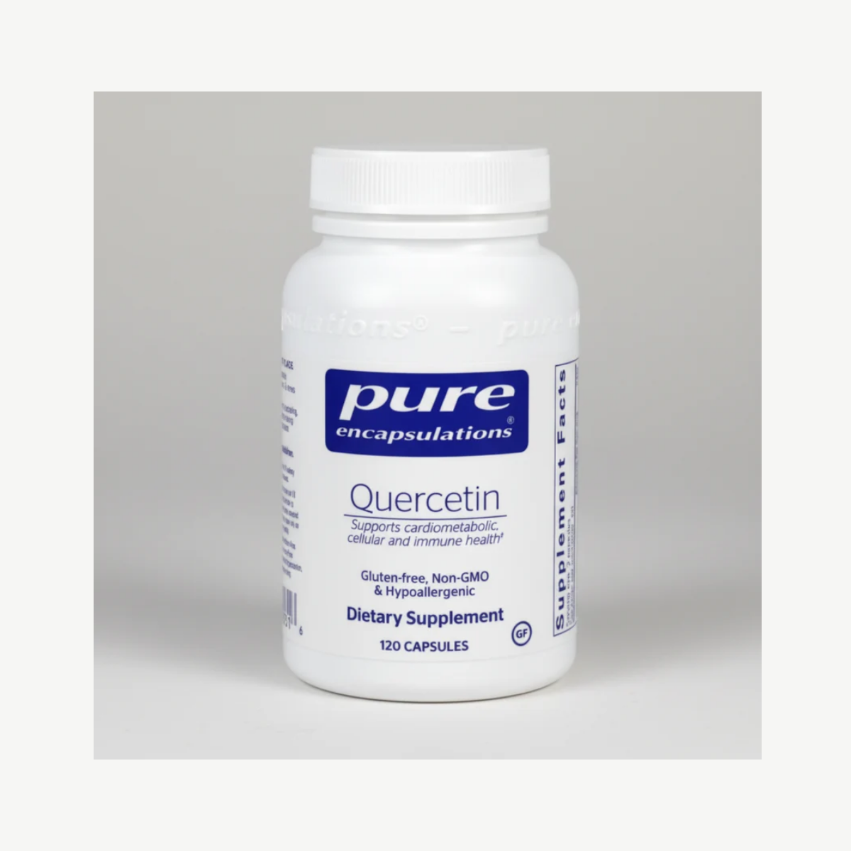 Pure Encapsulations Quercetin - 120 Capsules front label