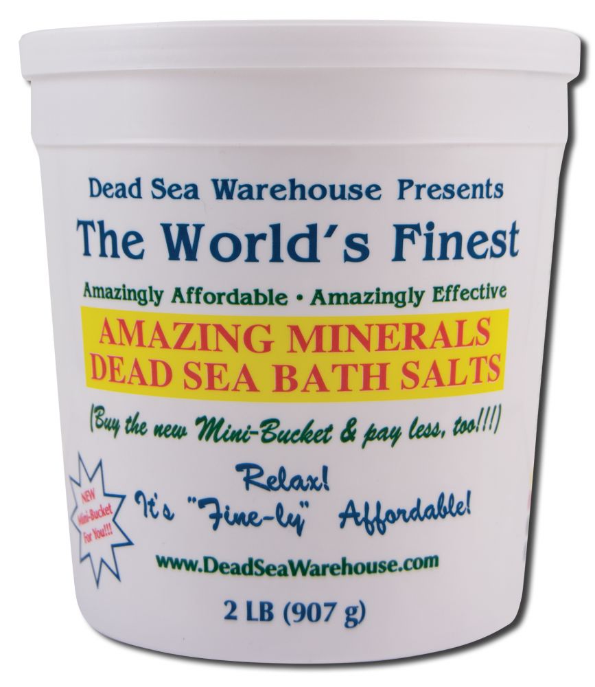 Dead Sea Warehouse Amazing Minerals Dead Sea Bath Salts – 2 lb