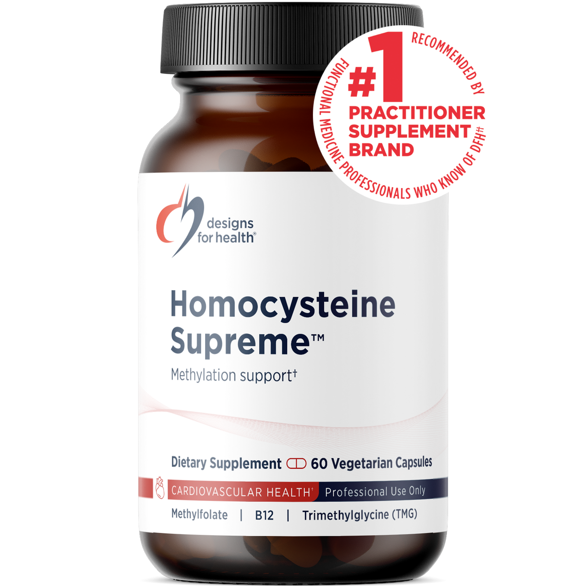 Designs for Health Homocysteine Supreme 60 capsules front label