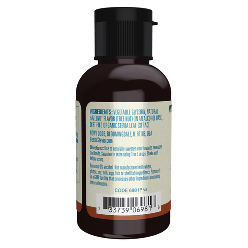NOW Better Stevia Liquid Hazelnut 2 oz product image 3