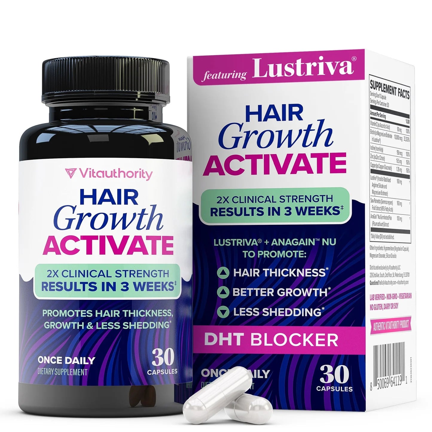 Vitauthority Hair Growth Activate 30 Capsules