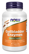 NOW Foods Gallbladder Enzymes - 90 Capsules front package image