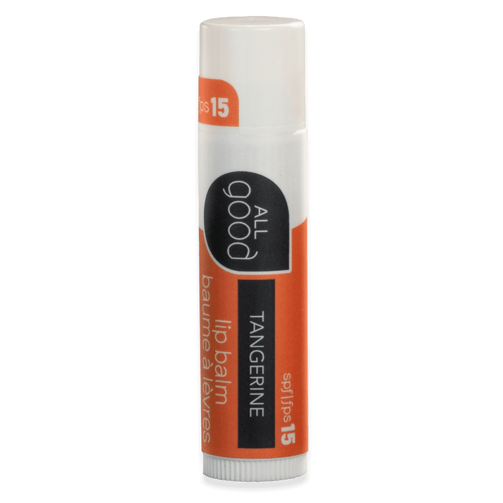 All Good Tangerine Lip Balm SPF 15 - 1 tube package