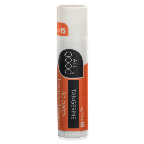 All Good Tangerine Lip Balm SPF 15 - 1 tube package