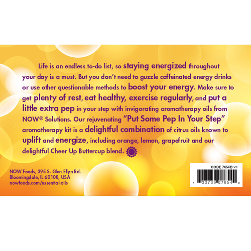 Now Solutions Put Some Pep in Your Step Essential Oils Kit