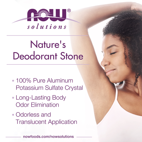 Now Solutions Nature's Deodorant Stick Stone 4.25 oz