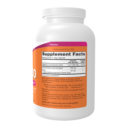 NOW Foods C-1000 500 Veg Capsules