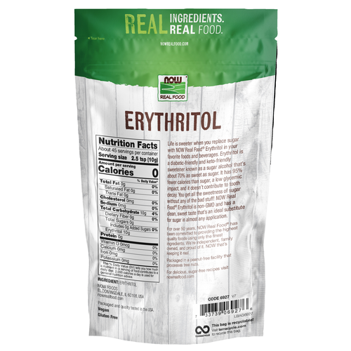 NOW Foods Erythritol 1 Lb