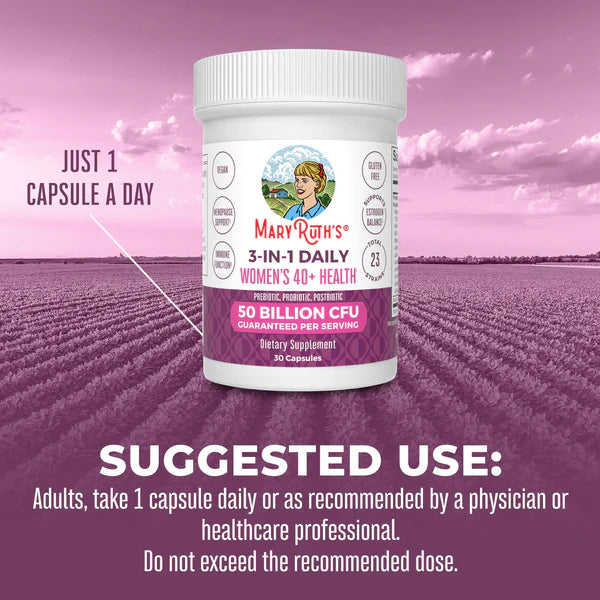 MaryRuth's 3-in-1 Women's 40+ Daily Health Capsules 30 ct