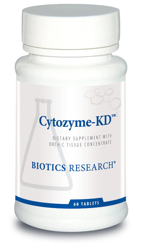 Cytozyme-KD™ (Neonatal Kidney) by Biotics Research - 60 Tablets