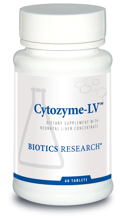 Cytozyme-LV™ (Neonatal Liver) by Biotics Research - 60 Tablets