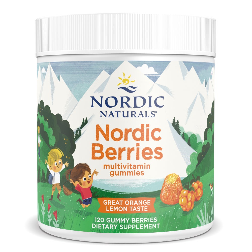 Nordic Naturals Nordic Berries - citrus • 120 ct.