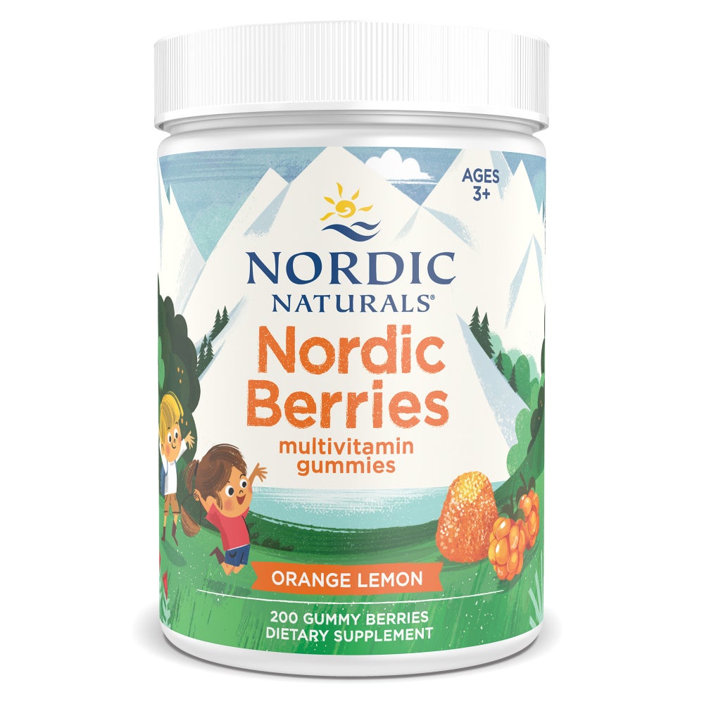 Nordic Naturals Nordic Berries - citrus • 200 ct.