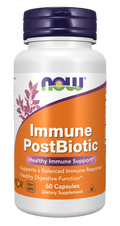 NOW Foods Immune PostBiotic - 60 Capsules front package image