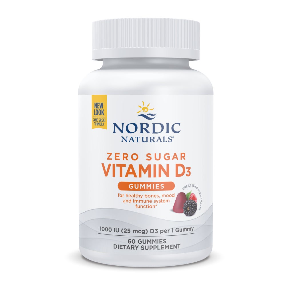 Nordic Naturals Zero Sugar Vitamin D3 Gummies • 60 ct.