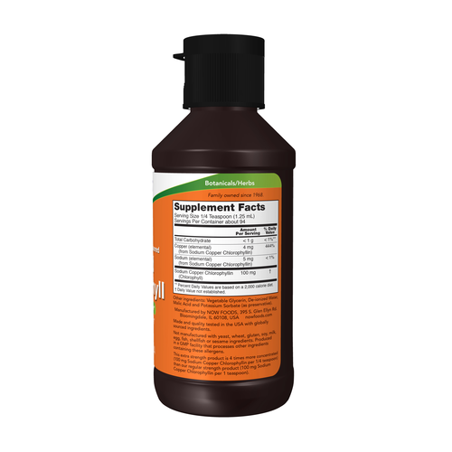 NOW Foods Chlorophyll Liquid Extra Strength Unflavored