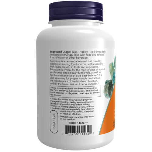 NOW Foods Potassium Gluconate 99 mg 250 Tablets