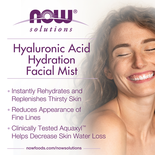 NOW Solutions Hyaluronic Acid Facial Mist 4 fl oz