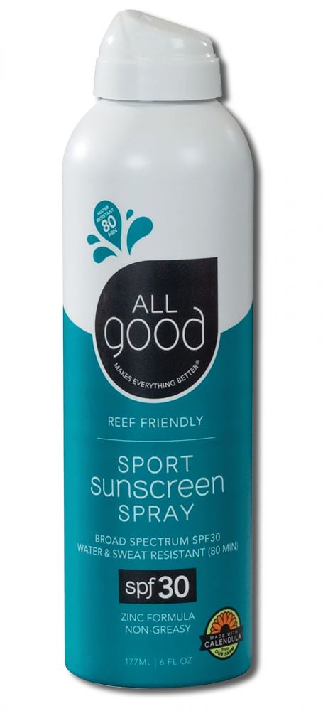 All Good Sport Mineral Sunscreen Spray SPF 30 - 6 fl oz package
