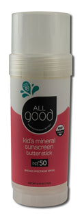 All Good Kids Mineral Sunscreen Butter Stick SPF 50 - 2.75 oz package