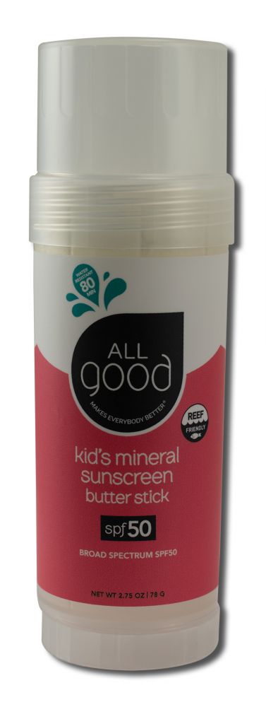 All Good Kids Mineral Sunscreen Butter Stick SPF 50 - 2.75 oz package