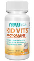 NOW Foods Kid Vits™ Juicy Orange - 60 Chewable Tablets front package image