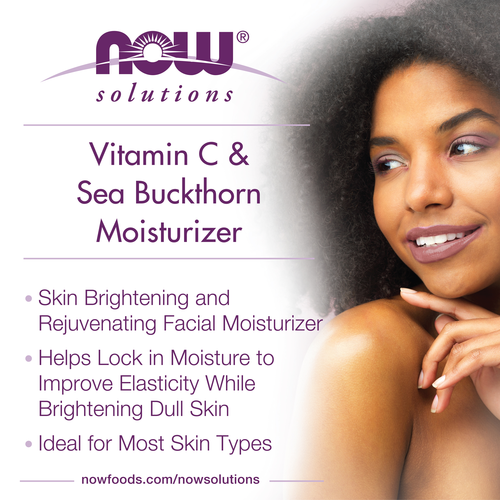 NOW Solutions Vitamin C & Sea Buckthorn Face Cream 2 oz