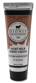 Dionis Creamy Coconut & Oats Goat Milk Hand Cream - 1 fl oz