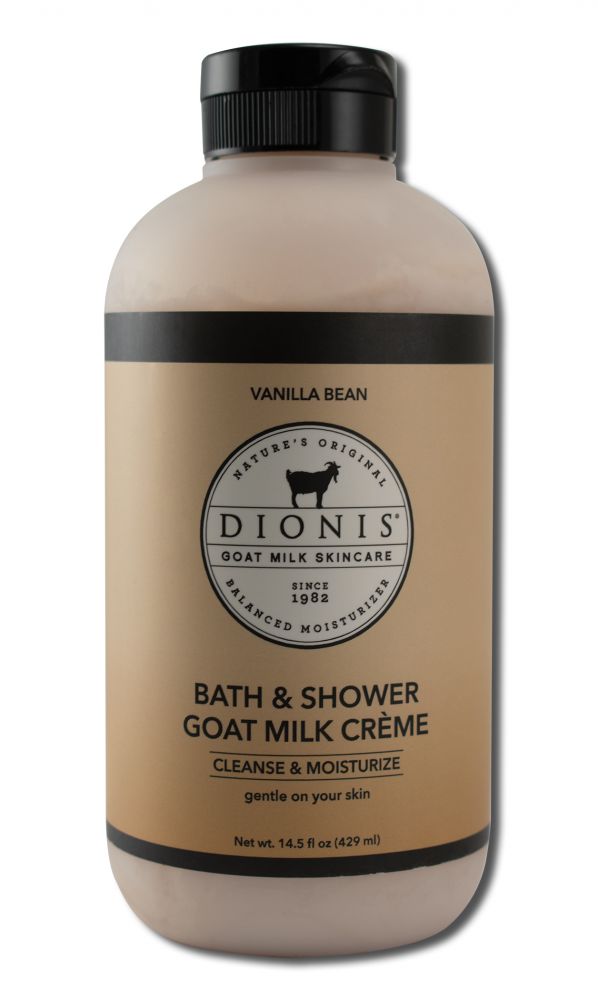 Dionis Vanilla Bean Goat Milk Bath & Shower Creme - 14.5 fl oz