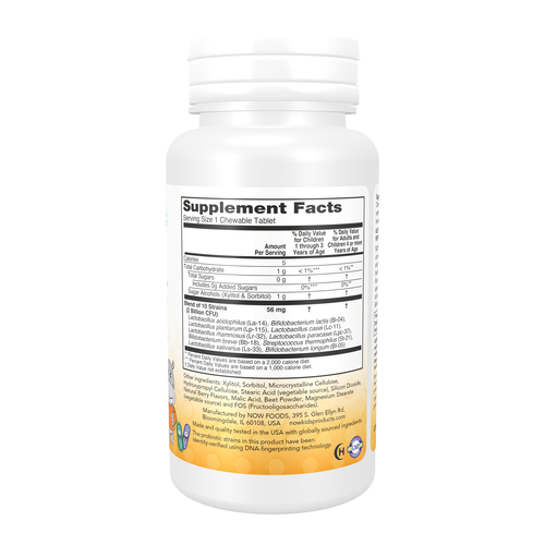 NOW Foods Kids BerryDophilus 60 Chewables