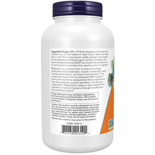 NOW Foods Magnesium Oxide Powder 8 oz