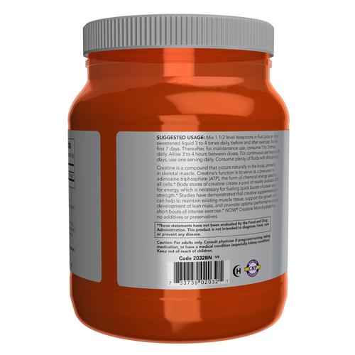 NOW Sports Creatine Monohydrate Powder 2.2 lbs