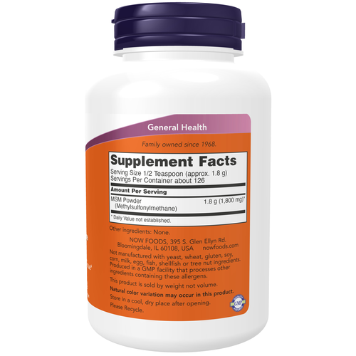 NOW Foods MSM Powder 8 oz
