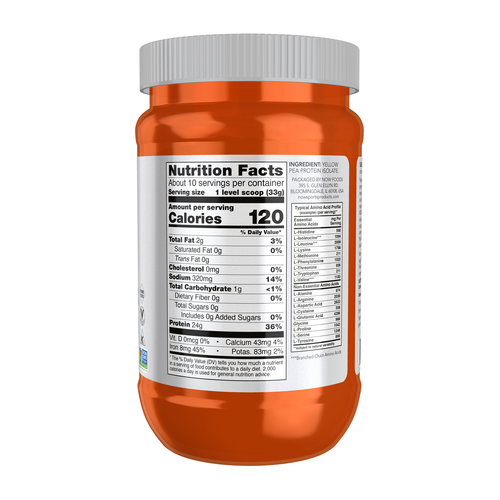 NOW Sports Pea Protein Unflavored 12 oz