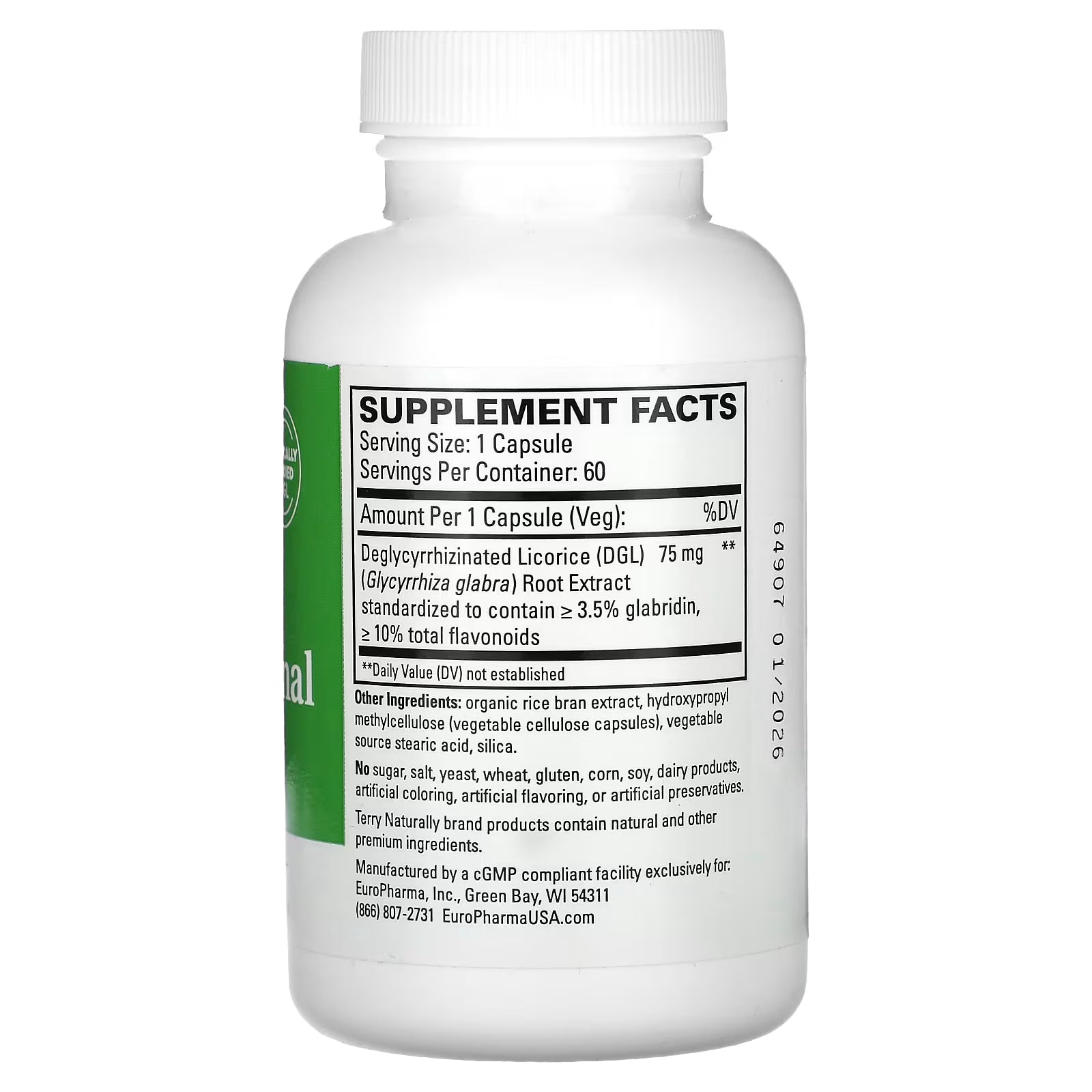 Terry Naturally Stomach & Intestinal Relief 60 Capsules