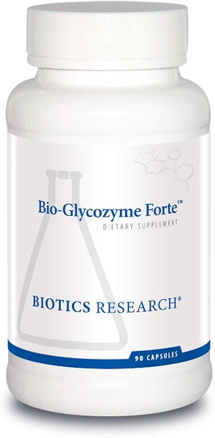 Biotics Research Bio-Glycozyme Forte, 90 capsules, SKU 1127 bottle front